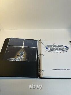 Vintage Star Wars 1996 summit Licensee Swag Bag Rare HTF S&R