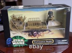 Vintage Star Wars 1999 POTF Tatooine Skiff Luke Skywalker NEW SEALED