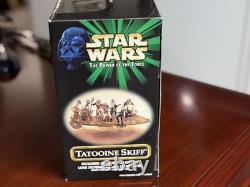 Vintage Star Wars 1999 POTF Tatooine Skiff Luke Skywalker NEW SEALED