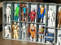 Vintage Star Wars 23+5 Figure Lot With ORIGINAL Weapons 1977 -78with 24 Case Nice