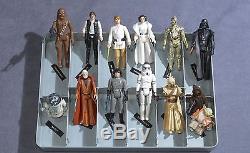 Vintage Star Wars 25 Figures 1st 21 Complete w Weapons, Accessories, Inserts