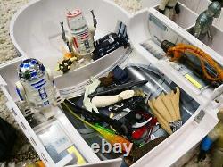 Vintage Star Wars 3.75 Action Figure 90s Lot POTF 1998 R2-D2 Storage Case Hasbro