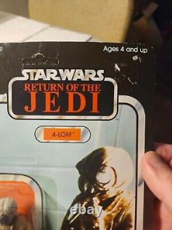 Vintage Star Wars 4-LOM ROTJ 65 Back