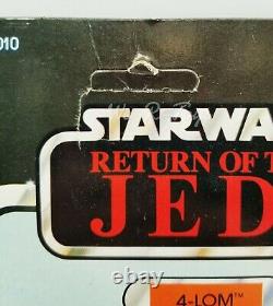 Vintage Star Wars 4-Lom Action Figure ROTJ 65 Back 1983 Kenner No. 70010