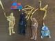 Vintage Star Wars 5 Piece 1977 Vintage Ceramic Pottery Lot C3PO & R2D2 Darth