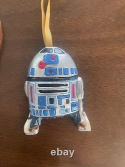 Vintage Star Wars 5 Piece 1977 Vintage Ceramic Pottery Lot C3PO & R2D2 Darth