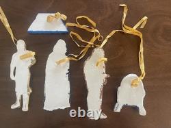 Vintage Star Wars 5 Piece 1977 Vintage Ceramic Pottery Lot C3PO & R2D2 Darth