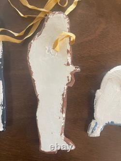 Vintage Star Wars 5 Piece 1977 Vintage Ceramic Pottery Lot C3PO & R2D2 Darth