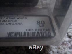 Vintage Star Wars AFA 80 Tri-logo/Palitoy Princess Leia Organa C85 B80 F85 RARE
