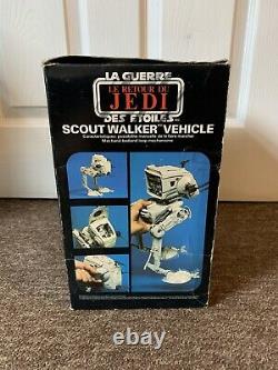 Vintage Star Wars AT-ST Scout Walker 1983 ROTJ Box