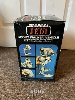 Vintage Star Wars AT-ST Scout Walker 1983 ROTJ Box