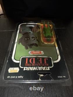 Vintage Star Wars Action Figure Greedo 77 Back Carded ROTJ Return Of The Jedi
