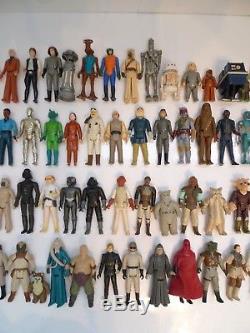 Vintage Star Wars Action Figure Lot FIRST 77 Different Figures 1977 -1983 KENNER