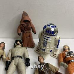 Vintage Star Wars Action Figure Lot Kenner & Hasbro Boba Fett R2D2 Hans Luke 90s