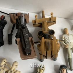 Vintage Star Wars Action Figure Lot Kenner & Hasbro Boba Fett R2D2 Hans Luke 90s