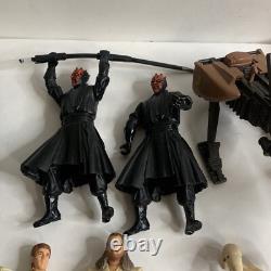 Vintage Star Wars Action Figure Lot Kenner & Hasbro Boba Fett R2D2 Hans Luke 90s