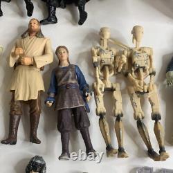 Vintage Star Wars Action Figure Lot Kenner & Hasbro Boba Fett R2D2 Hans Luke 90s