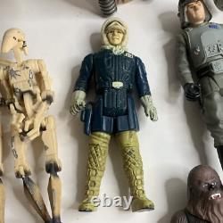 Vintage Star Wars Action Figure Lot Kenner & Hasbro Boba Fett R2D2 Hans Luke 90s
