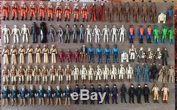 Vintage Star Wars Action Figure Lot Of 134 Kenner 1977-1984 ANH ESB ROTJ