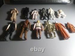 Vintage Star Wars Action Figures First 12 Released in 1977 with Case