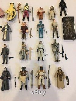 Vintage Star Wars Action Figures Lot Of 25 With 9 Last 17 POTF WithWeapons