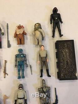 Vintage Star Wars Action Figures Lot Of 25 With 9 Last 17 POTF WithWeapons