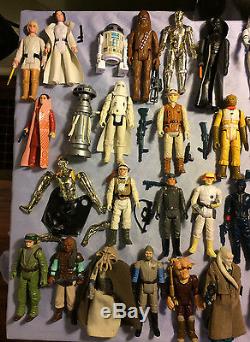 Vintage Star Wars Action Figures Lot Original Collection 1977-1985 in Order