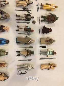 Vintage Star Wars Action Figures Lot of 25 Complete with Original Weapons
