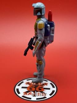Vintage Star Wars BLUE PAINTED HEAD BOBA FETT Original 1979 Kenner TAIWAN