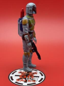 Vintage Star Wars BLUE PAINTED HEAD BOBA FETT Original 1979 Kenner TAIWAN
