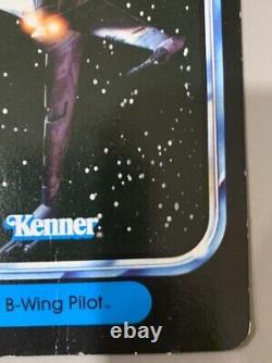 Vintage Star Wars B-Wing Pilot POTF 92 Back MOC Sealed Kenner 1984 ROTJ
