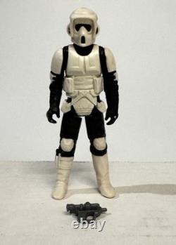 Vintage Star Wars Biker Scout Lili Ledy Short Mouth Complete No Repro High Grade