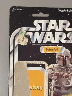 Vintage Star Wars Boba Fett 21 Card Back HK Original Kenner 1979 ESB