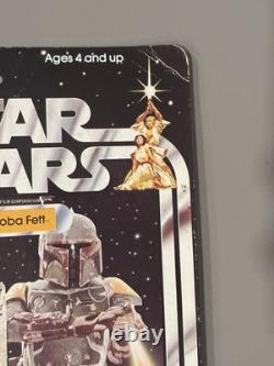 Vintage Star Wars Boba Fett 21 Card Back HK Original Kenner 1979 ESB