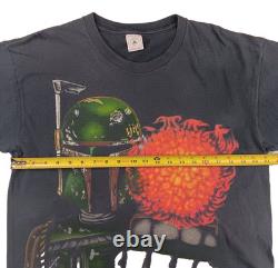 Vintage Star Wars Boba Fett Delta T-Shirt Adult Large Black, 1996 Lucasfilm Tee
