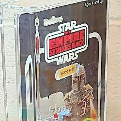 Vintage Star Wars Boba Fett Displayed w ESB Palitoy Hunter 45 card back CAS