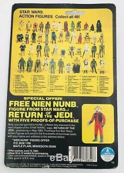Vintage Star Wars Boba Fett MOC ROTJ Nien Nunb Offer 48 D Back Return The Jedi