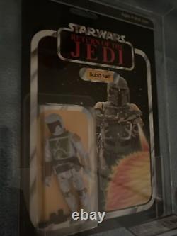 Vintage Star Wars Boba Fett ROTJ MOC ukg85