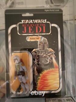 Vintage Star Wars Boba Fett ROTJ MOC ukg85