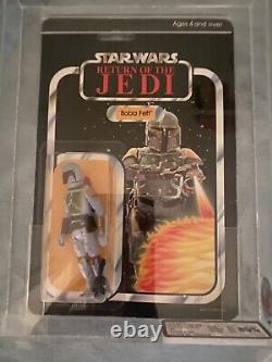 Vintage Star Wars Boba Fett ROTJ MOC ukg85