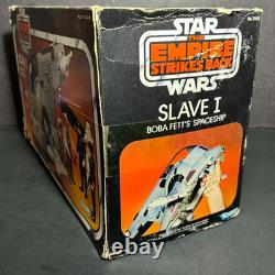 Vintage Star Wars Boba Fett SLAVE I Kenner 1980 UNUSED in BOX 1 MIB