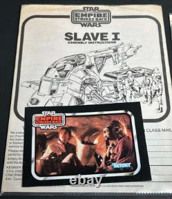 Vintage Star Wars Boba Fett SLAVE I Kenner 1980 UNUSED in BOX 1 MIB