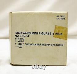 Vintage Star Wars Boxed ESB 4-Pack (R2-D2/Yoda/Luke Bespin/FX-7) C9 C6 Box