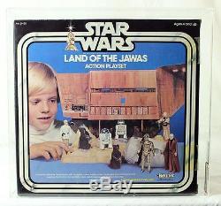 Vintage Star Wars Boxed Playset Land of the Jawas AFA 80 #11533705 NO RESERVE