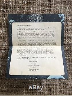 Vintage Star Wars CHEWBACCA ESB-d Sealed Baggie & Young Jedi Mailer Letter