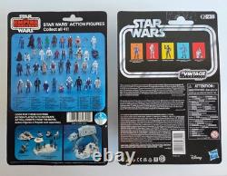 Vintage Star Wars C-3PO ESB 41E back MOC 1980 Kenner + R2-D2 VC234