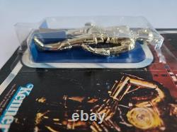 Vintage Star Wars C-3PO ESB 41E back MOC 1980 Kenner + R2-D2 VC234