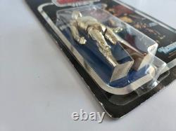 Vintage Star Wars C-3PO ESB 41E back MOC 1980 Kenner + R2-D2 VC234