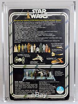 Vintage Star Wars Carded Figure Han Solo 12 Back-C Large Head AFA 60 NO RESERVE