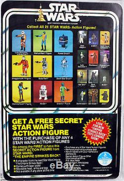 Vintage Star Wars Carded Greedo 21 Back-C Action Figure AFA 80 NM NO RESERVE